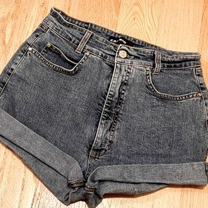 Cambio Cut-off High Rise Jean Shorts - Gray -sz10